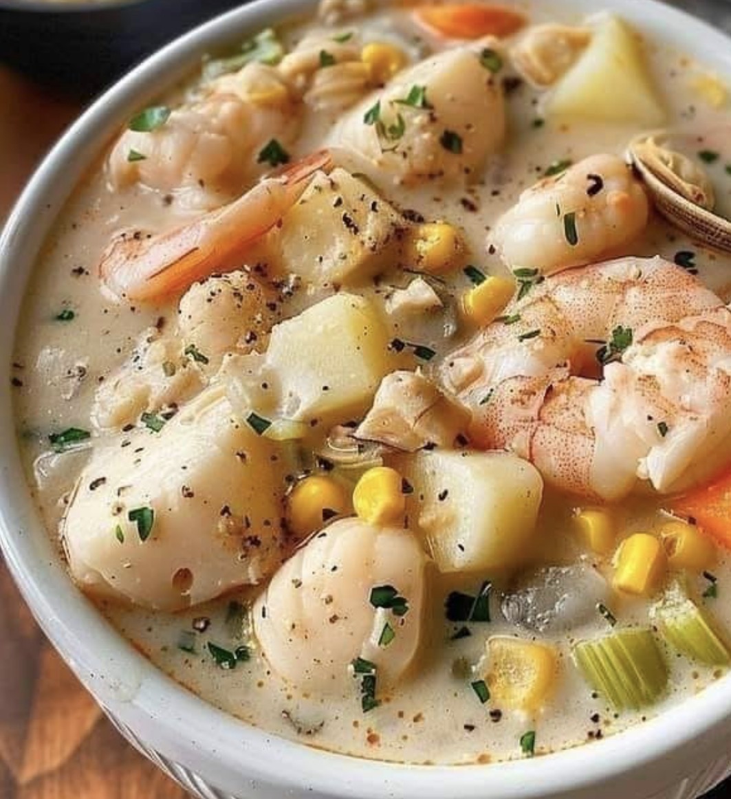 Seafood Chowder - DEESVIRAL