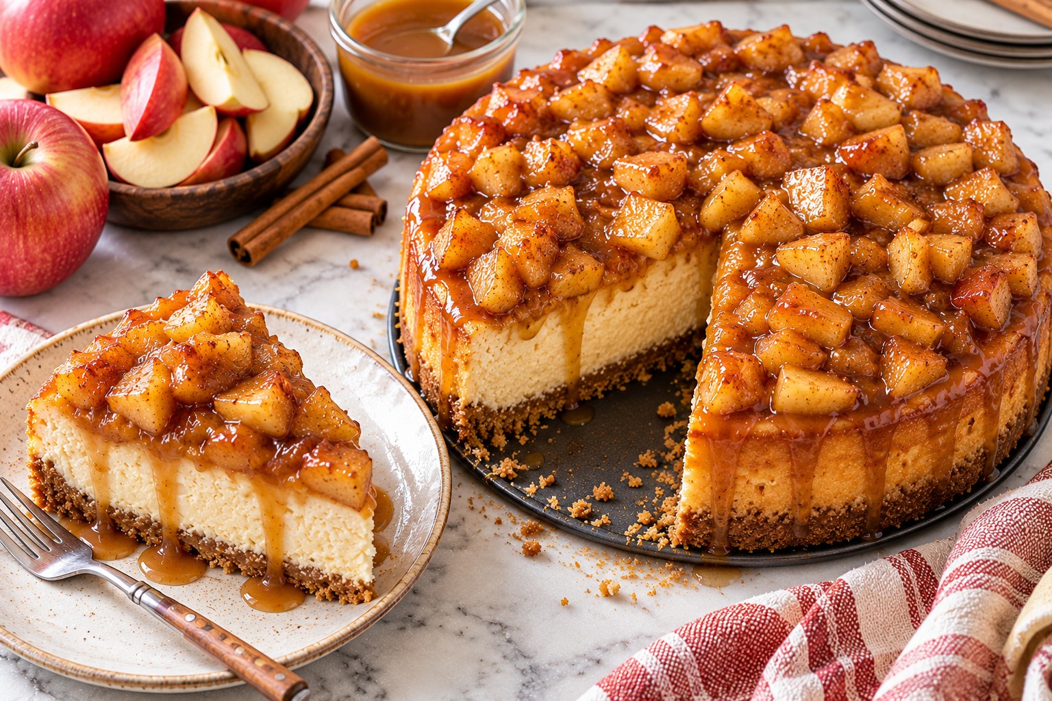 Apple Pie Cheesecake