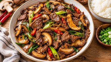 Beef and Mushroom Stir Fry