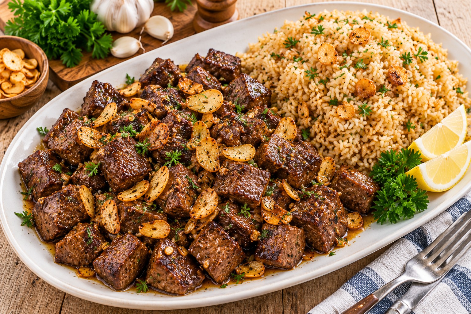 Beef Salpicao (Garlic Beef Bites)