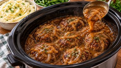 Crockpot Steak Sauce Beef Patties