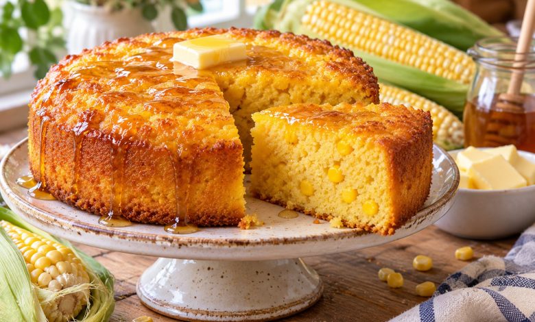 Fresh Sweet Corn Cake