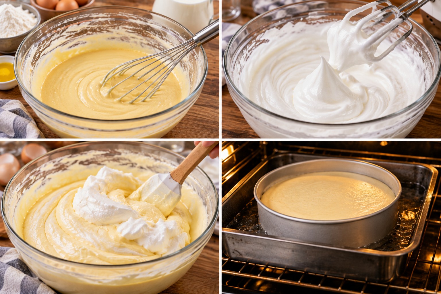 Japanese Milk Cake step by step