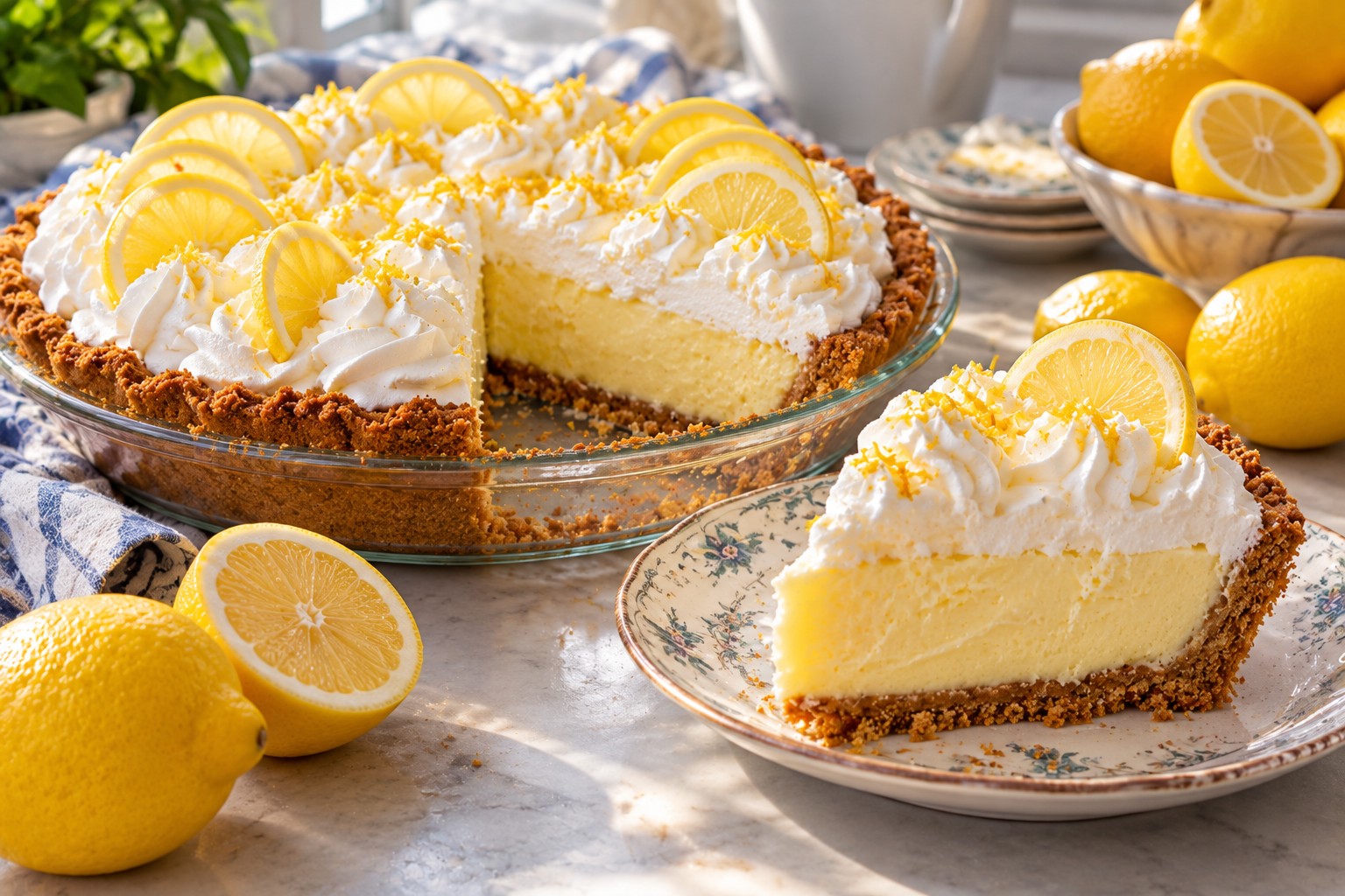 Old-Fashioned Lemon Icebox Pie