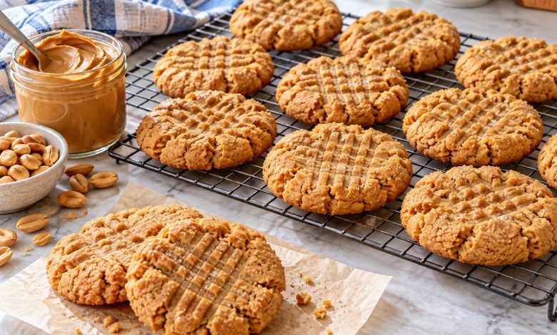 Old-School Cafeteria Peanut Butter Cookies