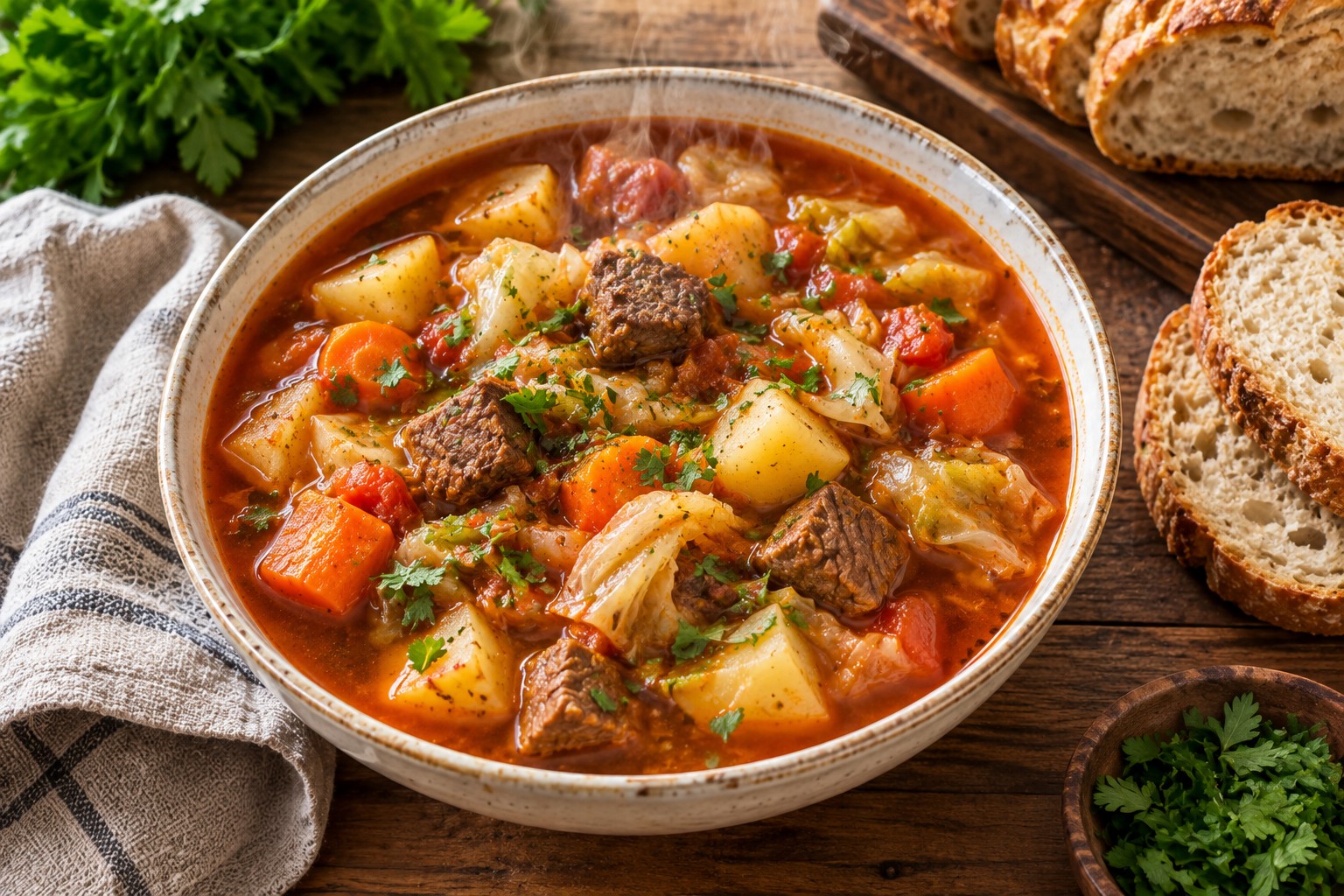Tomato Beef Soup